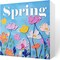 Rustic Farmhouse Spring Wooden Box Sign – Colorful Tulip Décor for Home, Office, Shelf, or Wall, Perfect for Spring Holidays & Parties (5 x 5 Inches)